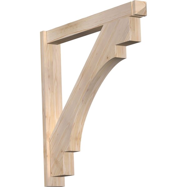 Ekena Millwork Merced Smooth Arts and Crafts Outlooker, Douglas Fir, 5 1/2"W x 42"D x 42"H OUT06X42X42MRC03SDF - main